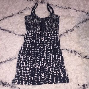 Patterned mini dress